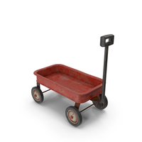 Toy Wagon Rusty Parked PNG & PSD Images