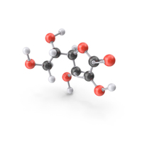 Vitamin C (L Ascorbic Acid) Molecule PNG & PSD Images