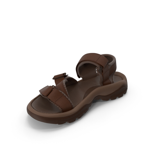 Mens Sandals Brown PNG & PSD Images