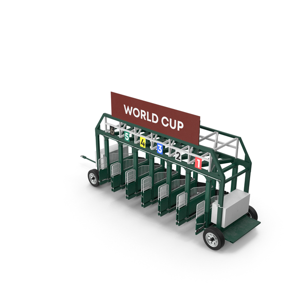Horse Racing Starting Gates 6 PNG & PSD Images