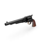 Revolver 1858 Black PNG & PSD Images