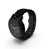 Moto 360 2nd Gen Black PNG & PSD Images