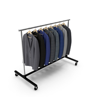 Suits Clothing Rack PNG & PSD Images