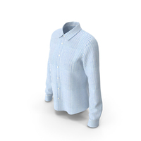 Woman Striped Shirt PNG & PSD Images