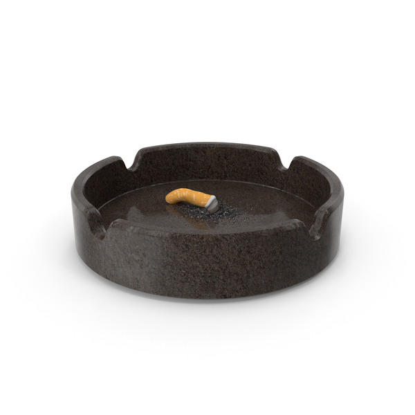Put out cigarette in granite ashtray PNG & PSD Images