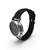 IWC Portofino Chronograph Closed Black Dial PNG & PSD Images