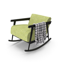 Rocking Chair Plaid PNG & PSD Images