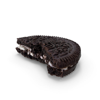 Oreo Cookie Bitten PNG & PSD Images