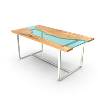 Wood Table Glass Rivers PNG & PSD Images