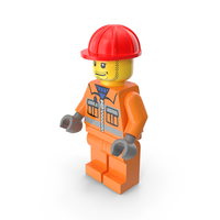 Lego Construction Worker PNG & PSD Images