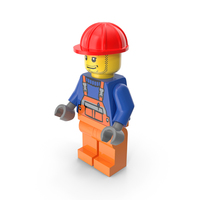 Lego Construction Worker PNG & PSD Images