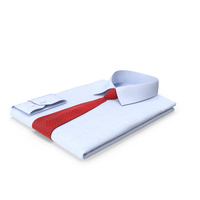 Folded Shirt With Tie PNG & PSD Images