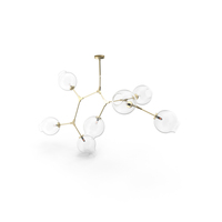 Lindsey Adelman Branching Bubble Chandelier Glass PNG & PSD Images