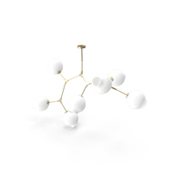 Lindsey Adelman Branching Bubble Chandelier Milk PNG & PSD Images