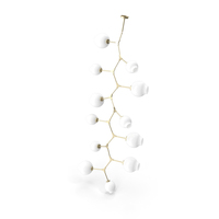 Chandelier Branching Bubbles Milk PNG & PSD Images