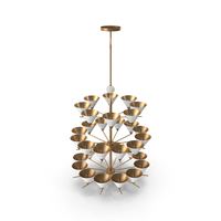 Cleo Three-Tier Chandelier PNG & PSD Images