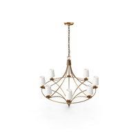 Darlana Medium Open Frame Chandelier PNG & PSD Images