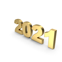 2021 Gold PNG & PSD Images