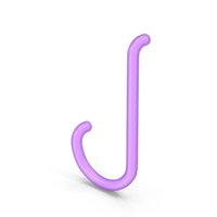 Neon Letter J PNG & PSD Images