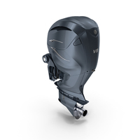 V8 Outboard Boat Motor PNG & PSD Images