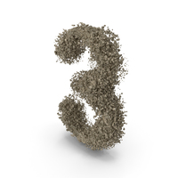 Destruction Stone Number 3 PNG & PSD Images