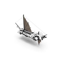 Flying Ship White PNG & PSD Images