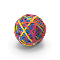 Colorful Rubber Band Ball PNG & PSD Images