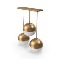 Suspended Lamp Copper Light Black Pendant PNG & PSD Images
