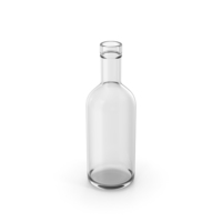 Dry Gin Bottle Empty PNG & PSD Images