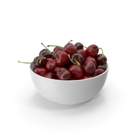 Cherries in a Bowl PNG & PSD Images