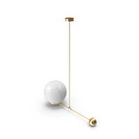 O&G Contrapesso Globe Led Pendant PNG & PSD Images