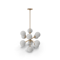 Bistro Small Round Chandelier PNG & PSD Images