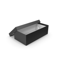 Black Shoe Box Open PNG & PSD Images
