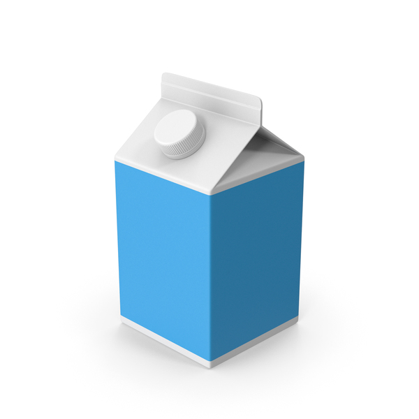 纸箱牛奶包装短PNG和PSD图像