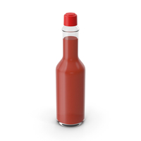 Hot Sauce Bottle without Label PNG & PSD Images