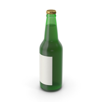 Green Beer Bottle PNG & PSD Images