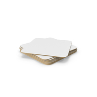 Paper Coaster Stack PNG & PSD Images