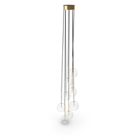 Ice Chadelier Sr6 Gold Light PNG & PSD Images