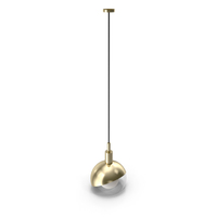 Pendant Lamp Half Closed Balls PNG & PSD Images