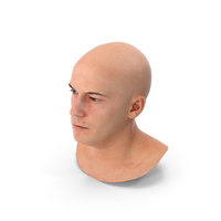 Marcus Real Human Head Neutral PNG & PSD Images