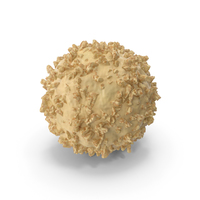 White Chocolate Ball with Nuts PNG & PSD Images