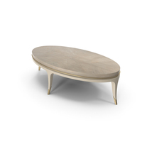 Caracole Front and Center Coffee Table Oval PNG & PSD Images
