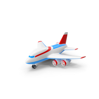 玩具漫画飞机PNG和PSD图像
