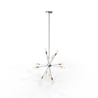 Sputnik Filament Chandelier PNG & PSD Images