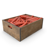 Carrot Fruit Crate PNG & PSD Images