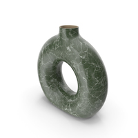 Vase Torus Green Marble PNG & PSD Images