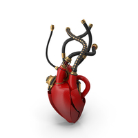 Sci-Fi Artificial Cyber Heart PNG & PSD Images