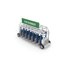 Horse Racing Starting Gates The Everest 6 Slots PNG & PSD Images