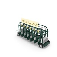 Horse Racing Starting Gates The Royal Ascot 6 Slots PNG & PSD Images
