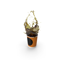 Coffee Splash PNG & PSD Images